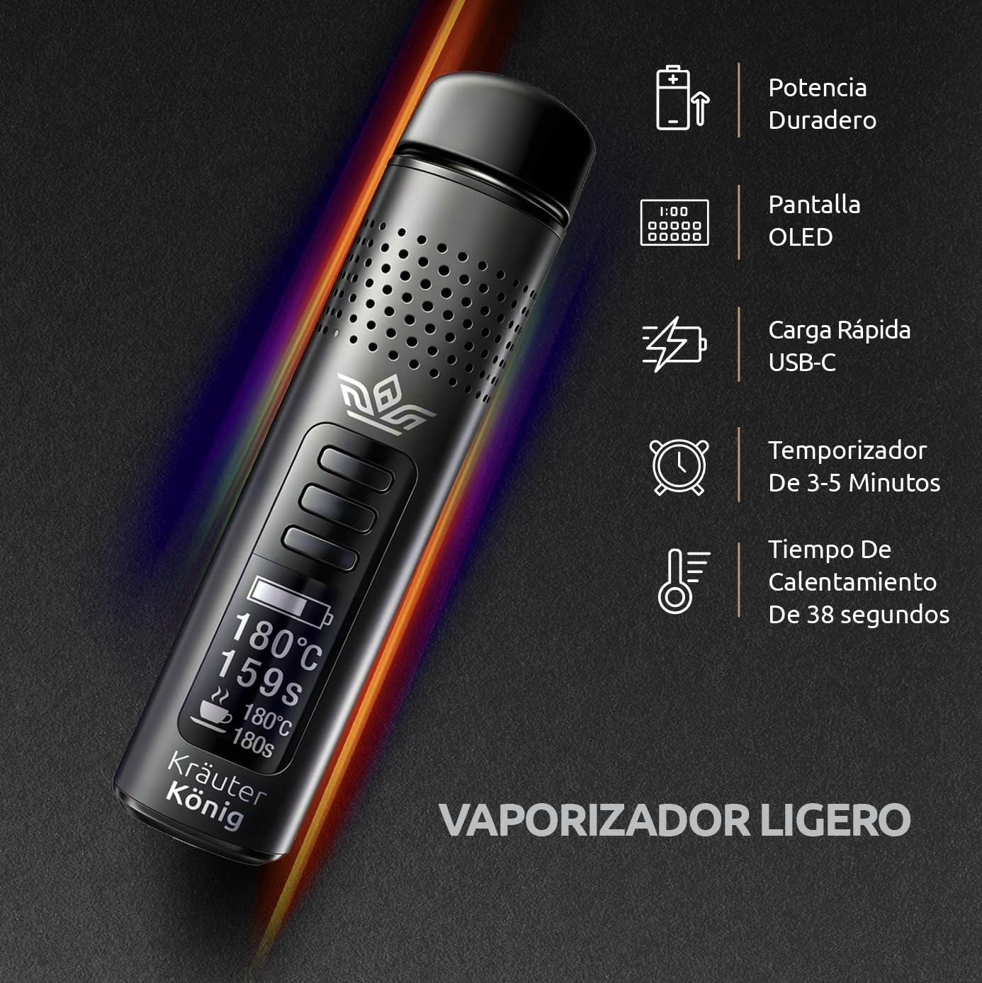 best dry herb vape under 100 KräuterKönig K1 Vaper Dry Herb