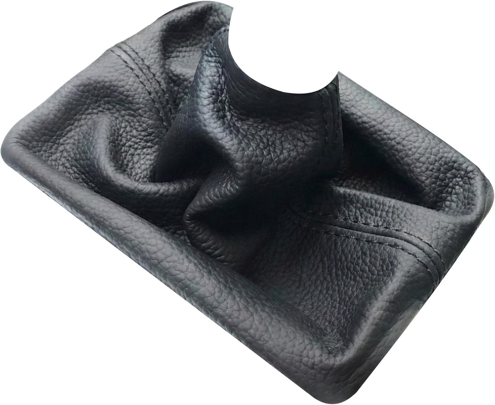 RedlineGoods Shift Boot Compatible with Mazda Miata NA 1990-97. Tailor Made - not Universal. Genuine top-Grade Italian Black Leather with Black Thread