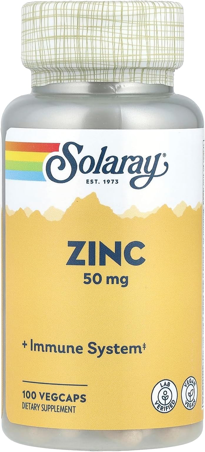 Zinc 50Mg, 100 Vegetarian Capsules