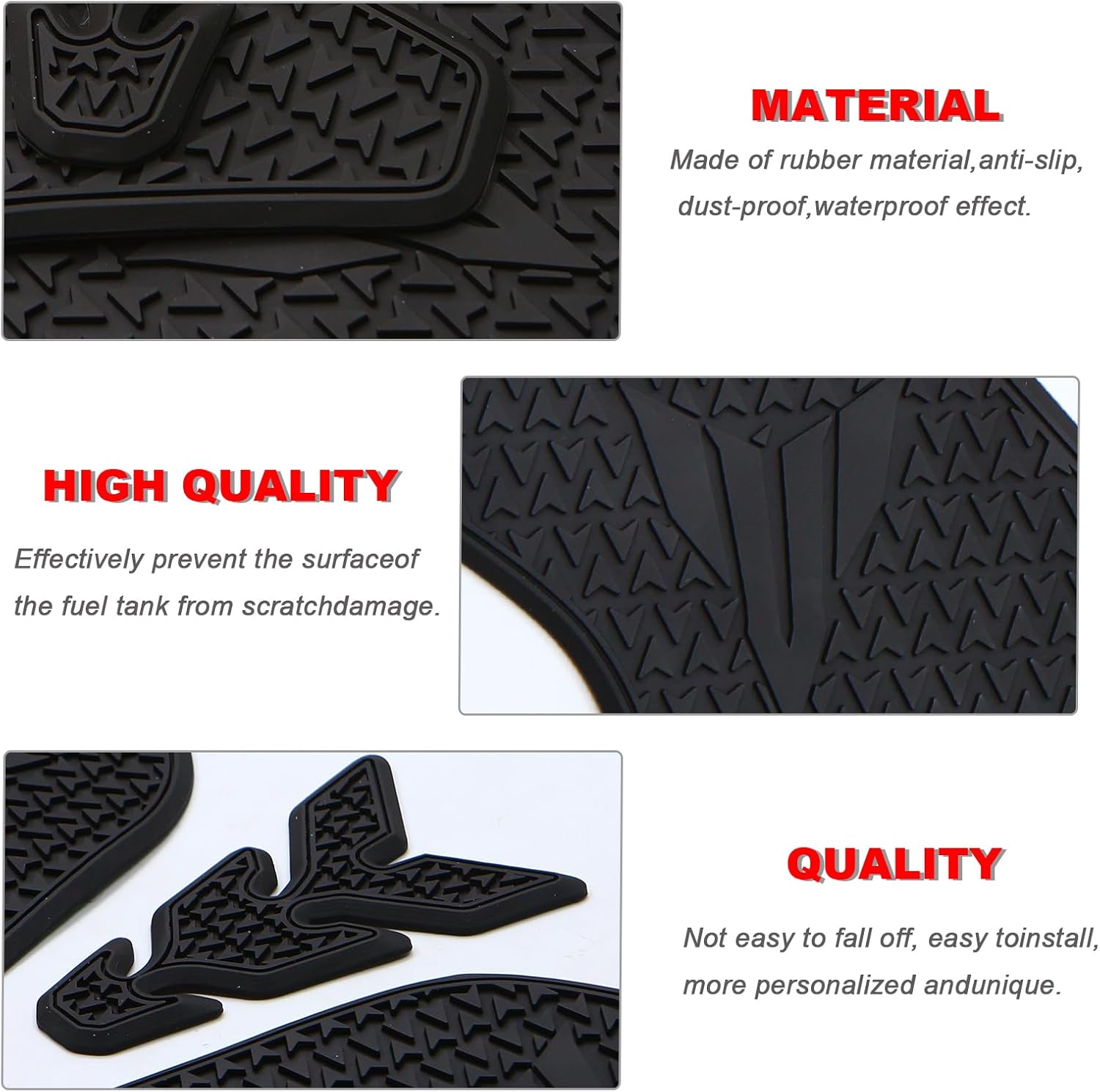 for Yamaha FZ-07 MT-07 mt07 2021 2022 2023 2024 Side Fuel Tank Pad Protector Stickers Decal Gas Knee Grip Traction Pad