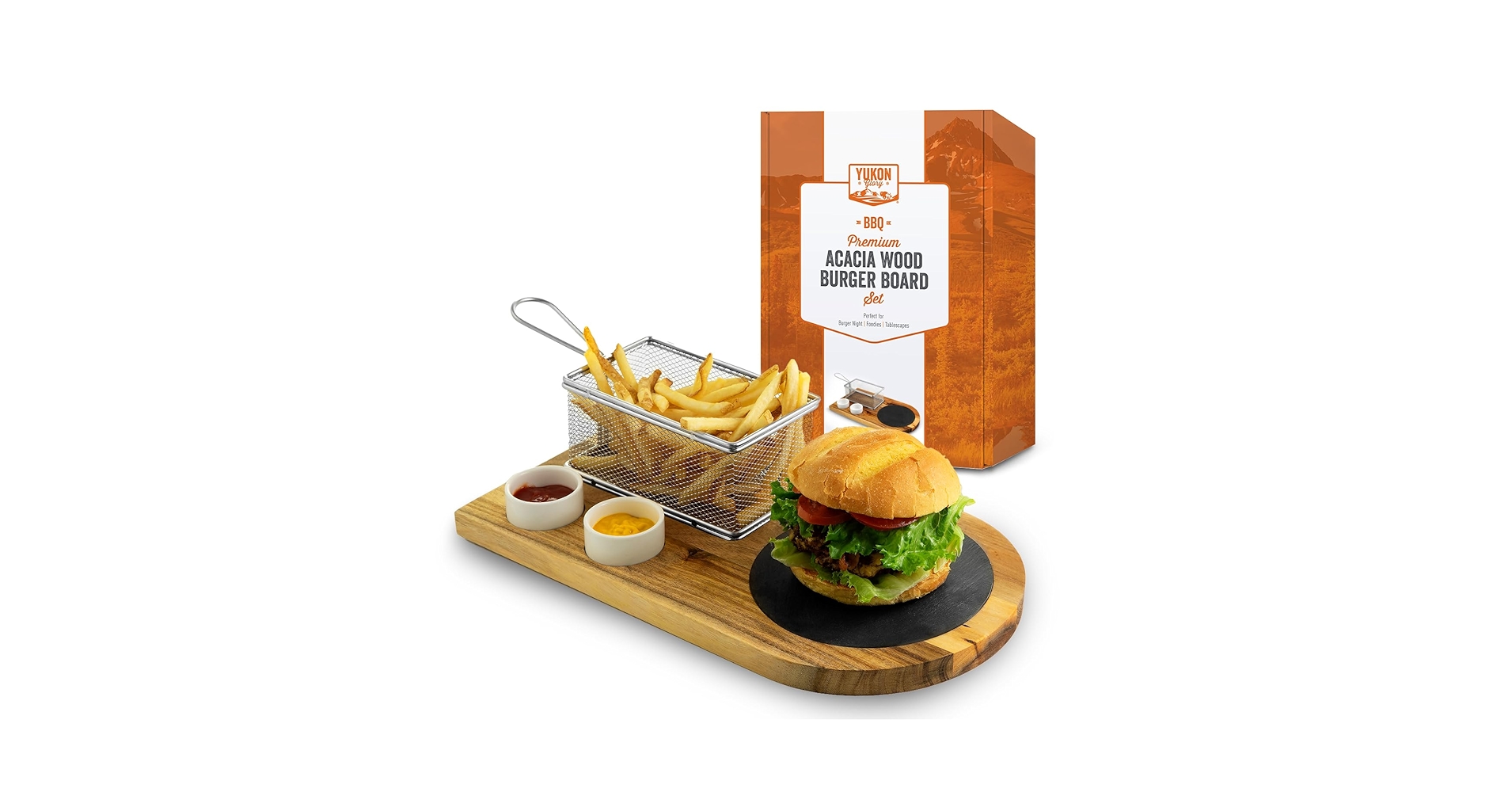 Amazon.com: Yukon Glory™ Burger Serving Set, Perfect For