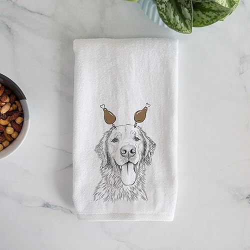 Miniatura 9 de Inkopious Valentine Golden Retriever - Toalla de mano decorativa para baño y decoración de cocina