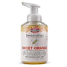 Beessential All Natural Bulk Foaming Hand Soap Refill, 16 oz Orange | Made with Moisturizing Aloe & Honey - Made in the USA