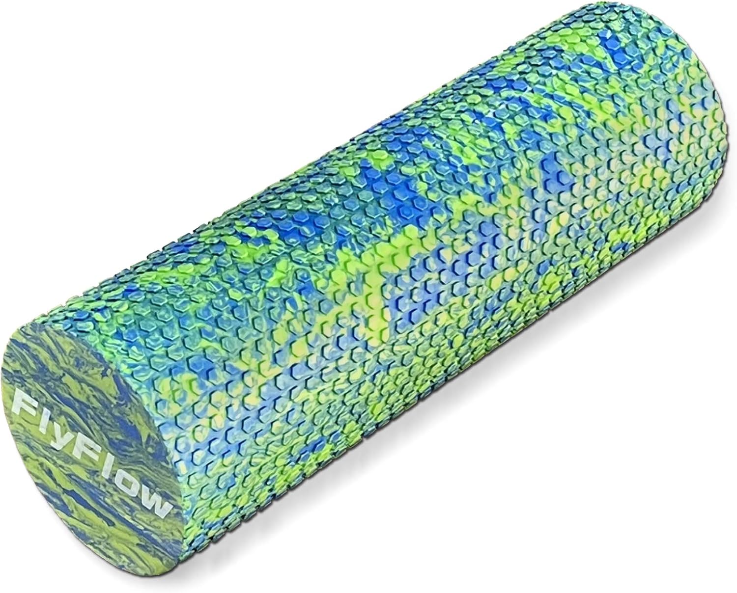 FlyFlow Foam Rollers Perfect for Exercise, Muscle Massage, Physical Therapy, Back Pain Relief(Blue Green Mixed) : Sports & Outdoors