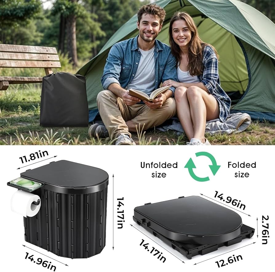 Amazon.com: Sckee Camping Toilet, Portable Toilet for Adults