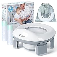 Vista 7 de Orzbow 100 Unidades Forros Desechables para Orinal con Cordón para Bolsas de Recambio de Orinal de Viaje para Niños Pequeños, Se Adaptan a