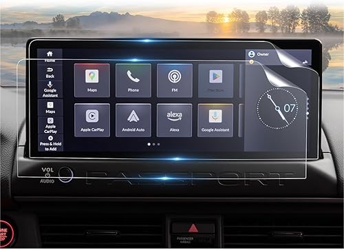 Miniatura 7 de CDEFG Protector de pantalla para Honda Pilot 2023, 23 Pilot EX-L, TrailSport, Touring y Elite de 9 pulgadas, pantalla táctil de 9 pulgadas, cubierta