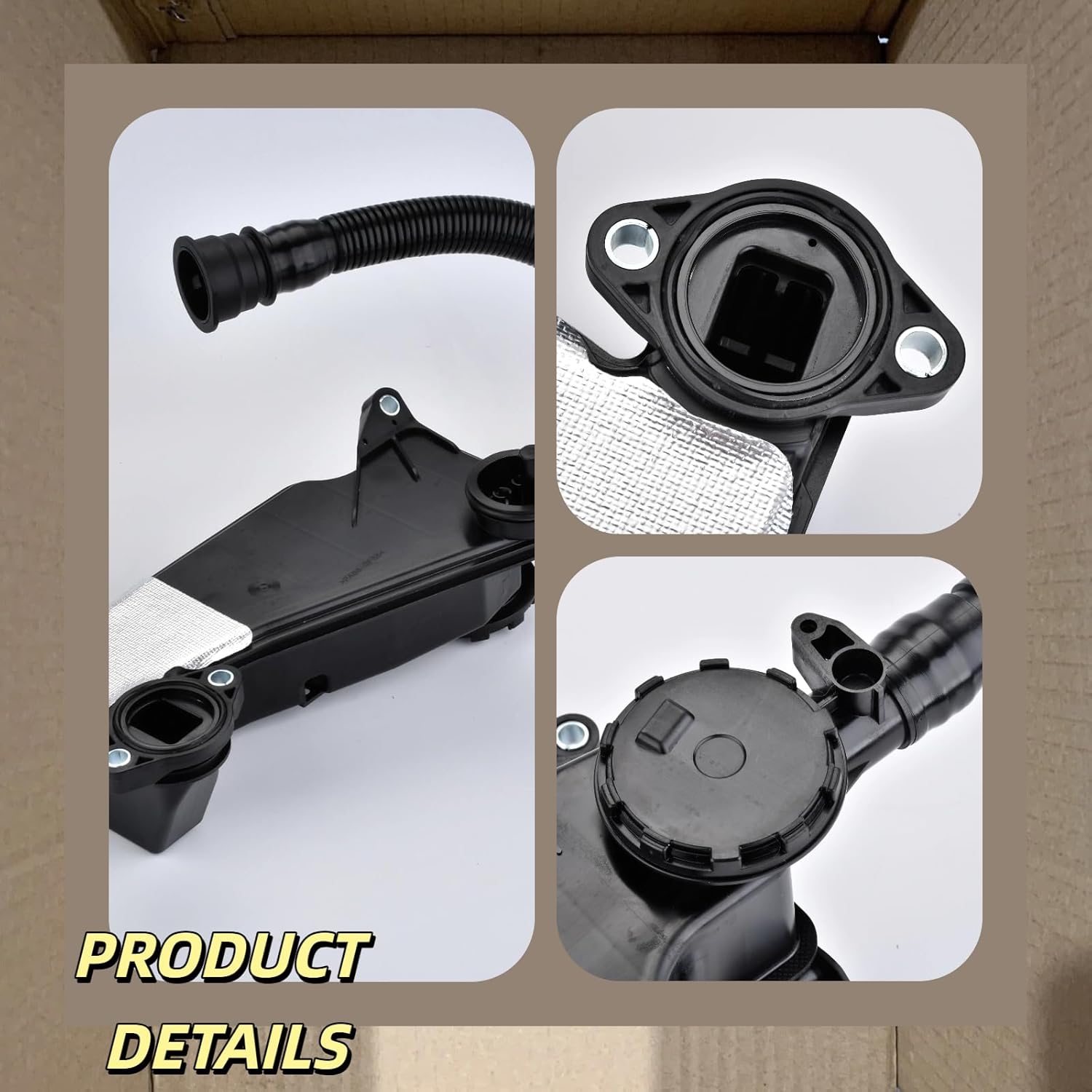 PC3Z-6A785-A Air Oil Separator Assembly Compatible with Ford F250 F350 Super Duty 2023-2024 OR 2011+ 6.7L Powerstroke Diesel - PCV CCV Vent Valve Engine Crankcase