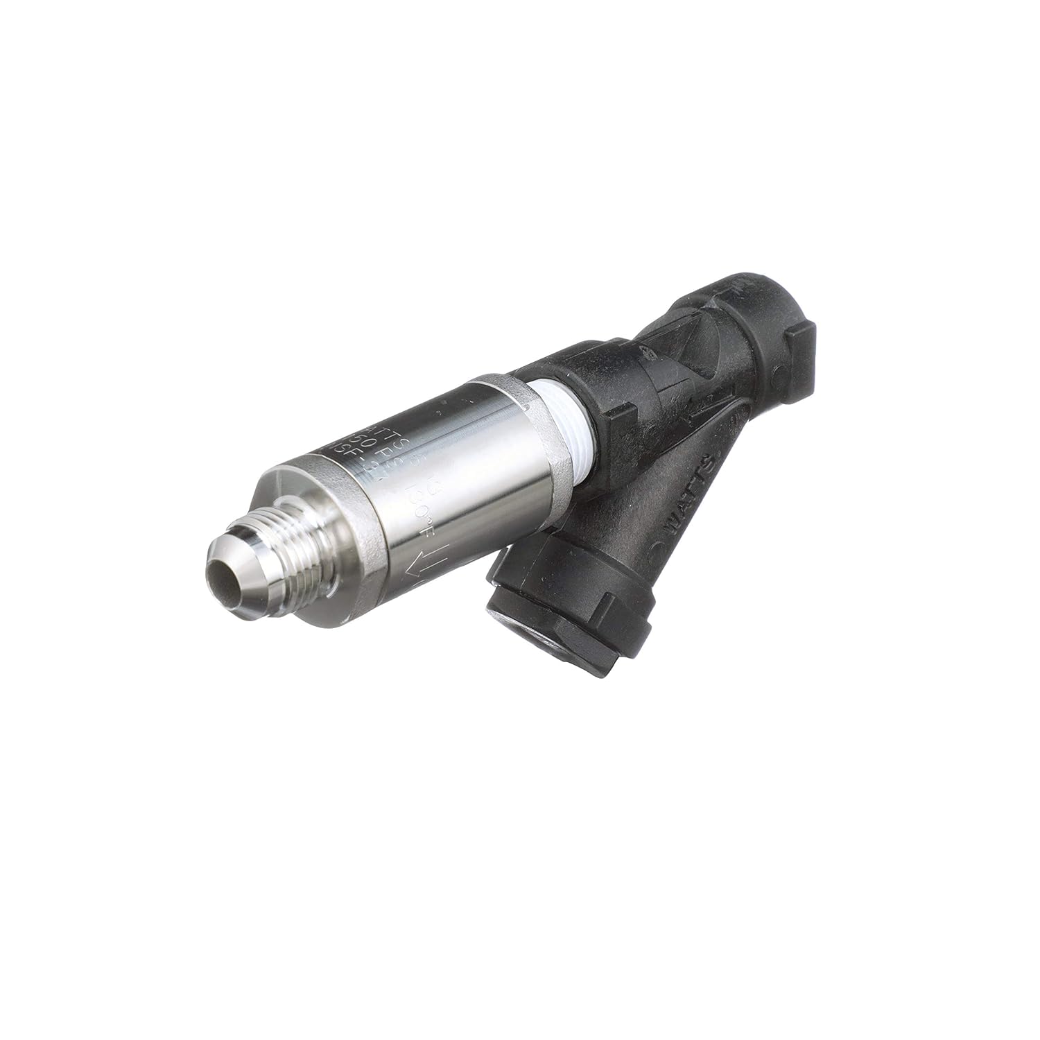 Watts SD-3 Series 3/8" Stainless Steel Dual Check Valve Backflow Preventer for Beverage Machine, Female NPT Inlet x SAE Male NPT Outlet, Atmospheric Vent, Wye Strainer, Vertical or Horizontal Install