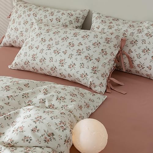 Vista 90 de Linda funda de edredón de fresa, tamaño individual XL, suave, 100% algodón, juego de ropa de cama de fresa rosa, ligero, funda de edredón para niños
