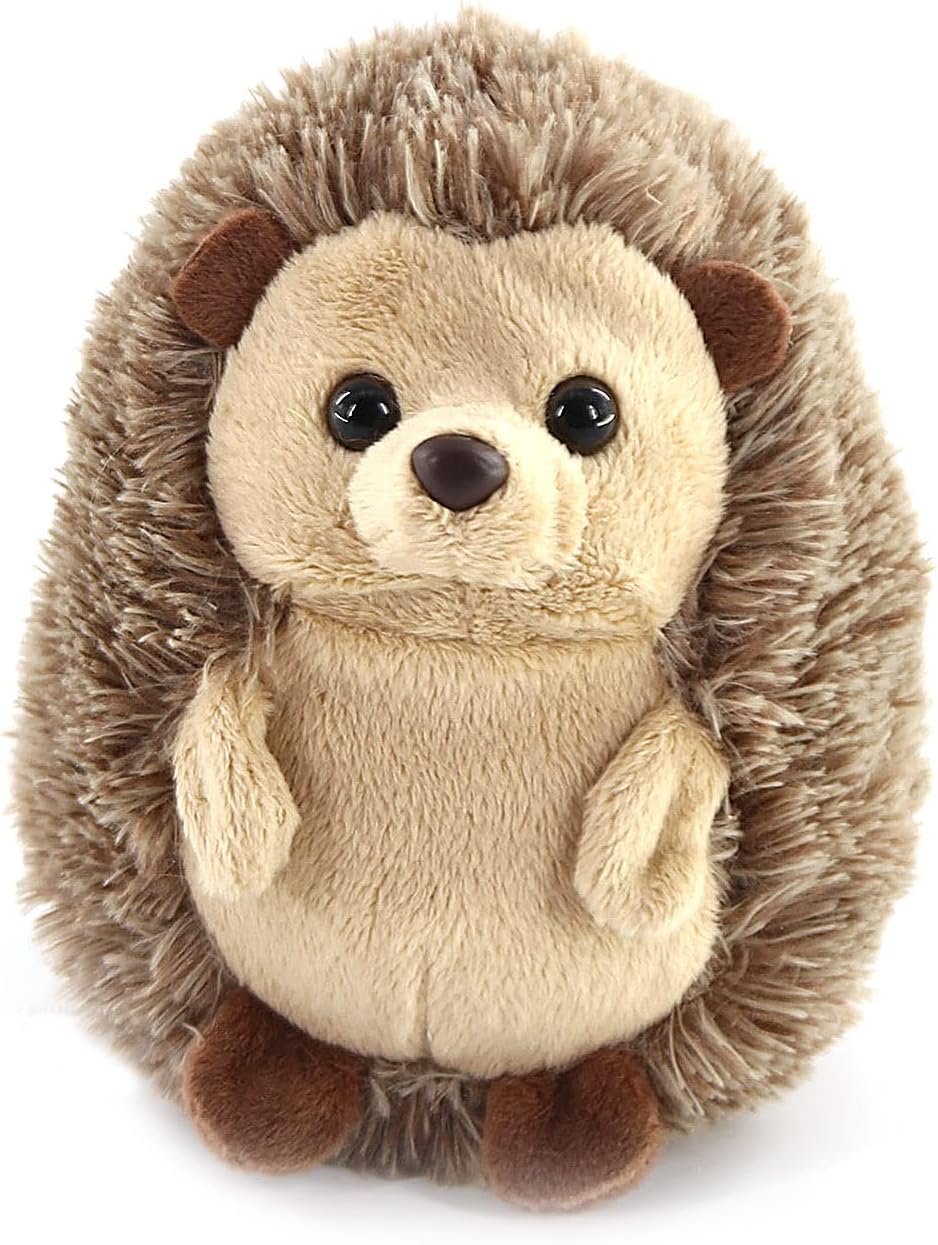 The Petting Zoo Hedgehog Stuffed Animal Plushie, Gifts for Kids, Wild Onez Babiez Wildlife Animals, Hedgehog Plush Toy 6 inches