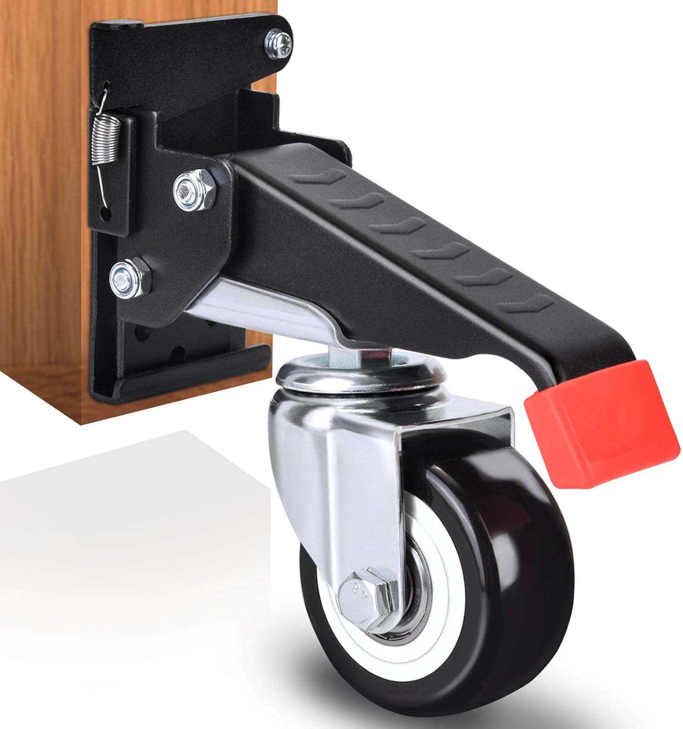 SPACEKEEPER Workbench Casters Kit 660 Lbs Heavy Duty Quick Release