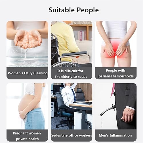 Miniatura 2 de Bañera eléctrica para hemorroides, asiento de inodoro, bañera para cuidado posparto, bañera plegable para calmar y limpiar la vagina, hemorroides