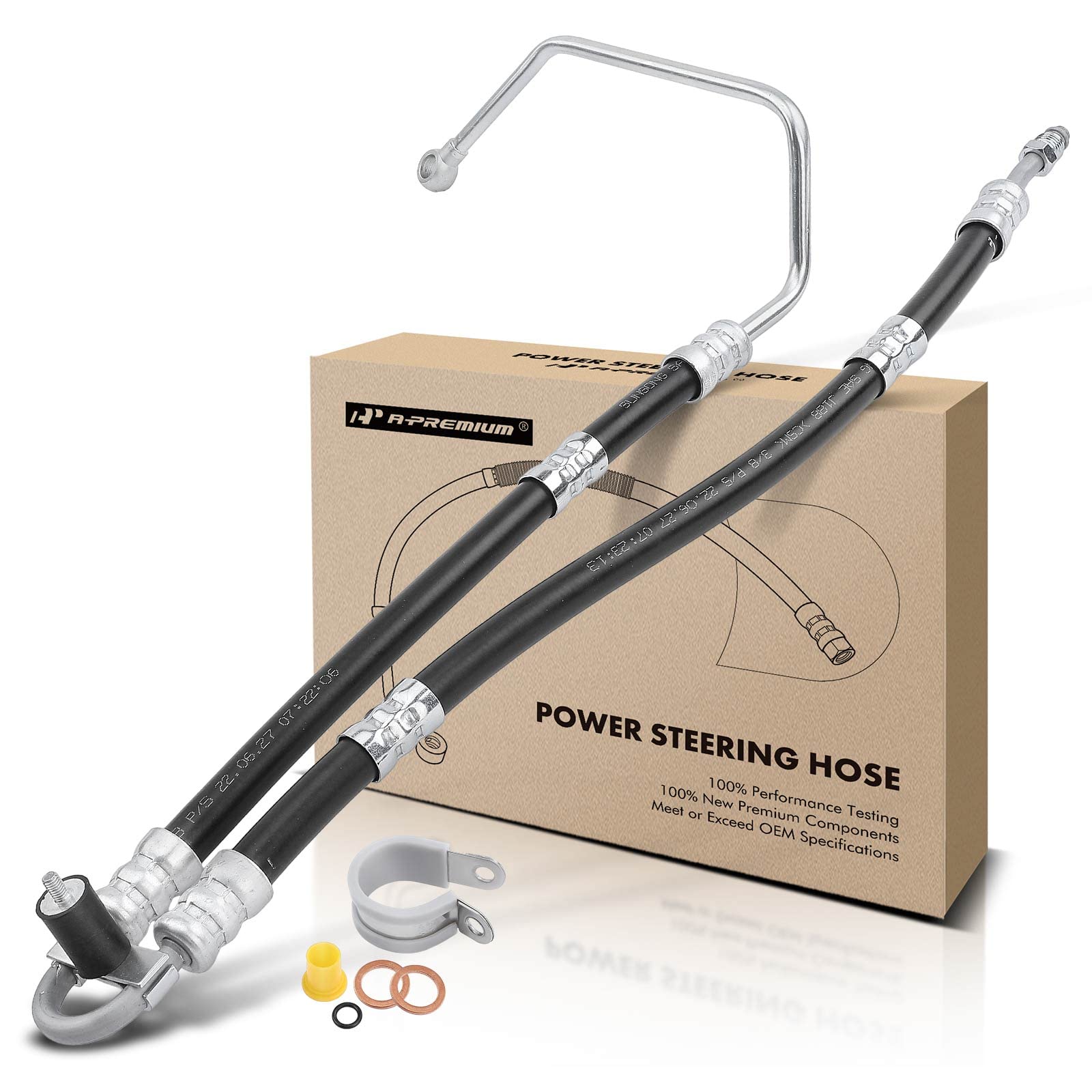 Amazon.com: A-Premium Power Steering Hose Pressure Hose Line  