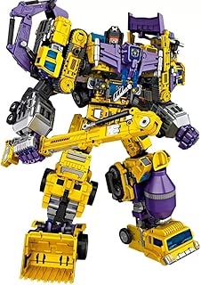 NBK Deformation Oversize Toys Robot Devastator TF Engineering Combiner 6 in 1 Action Figure Car Truck Model Gift for Kids Boys - coolthings.us
