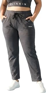 BLINKIN Women's Plus Size Cotton Track Pants |Comfortable Pajamas for Woman (Plus-86) Price In India