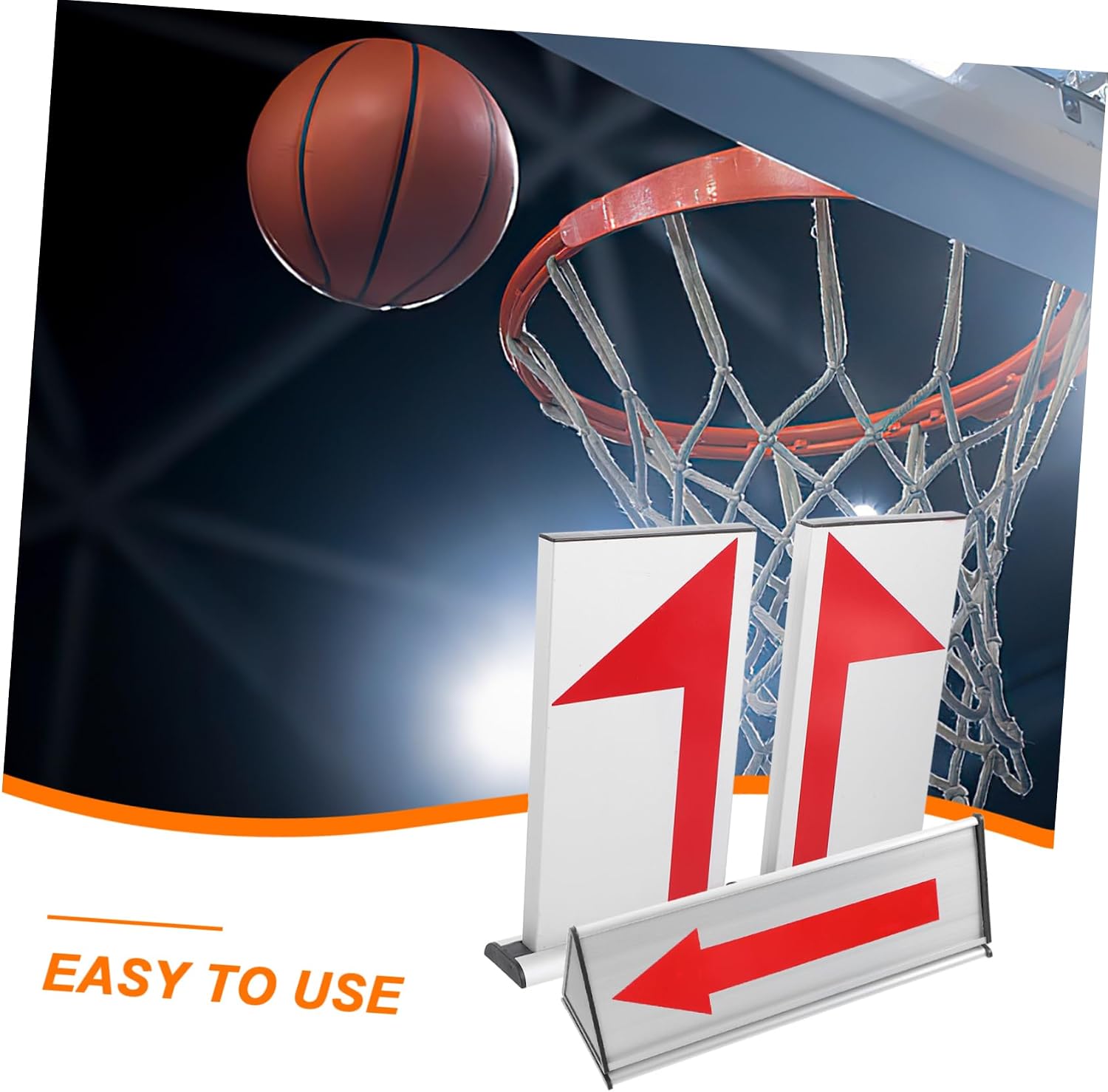 Happyyami 3pcs Serve Right Converter Board Basketball Indoor Game Referee Cards Aluminum Alloy Change