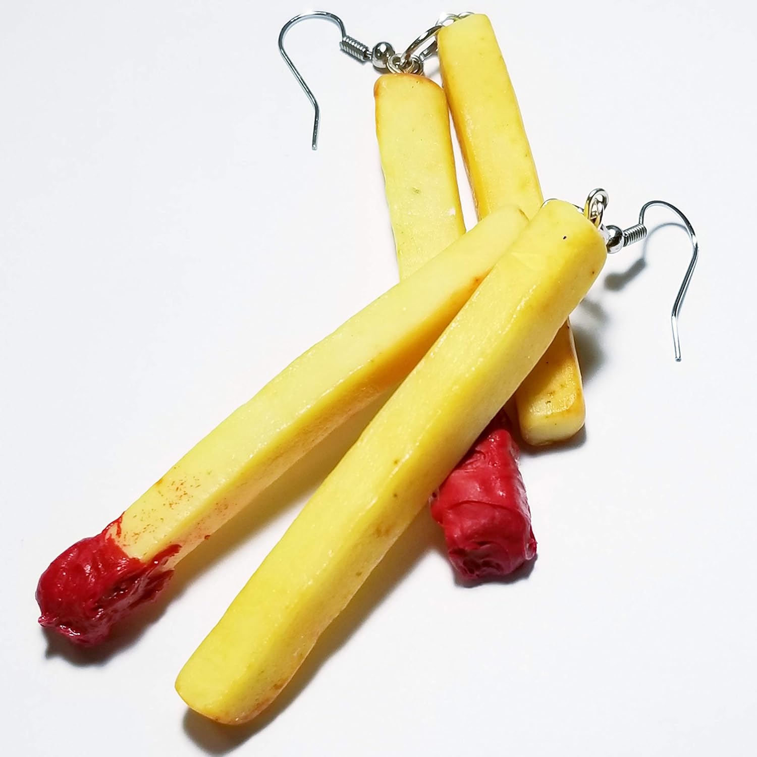 French Fries & Ketchup Earrings