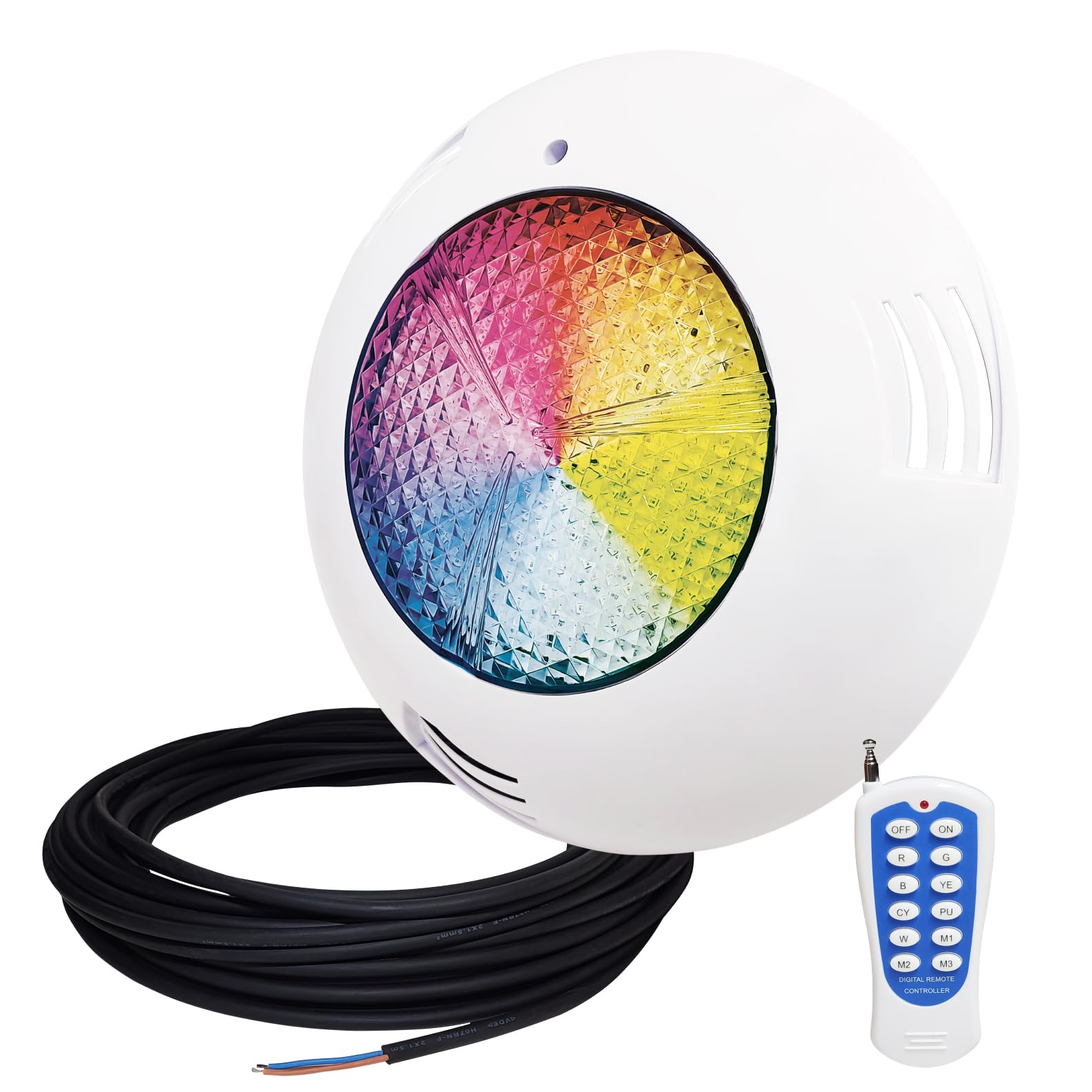 LED ATOMANT Faro Piscina LED 45W RGB IP68 Cavo 20m e Telecomando