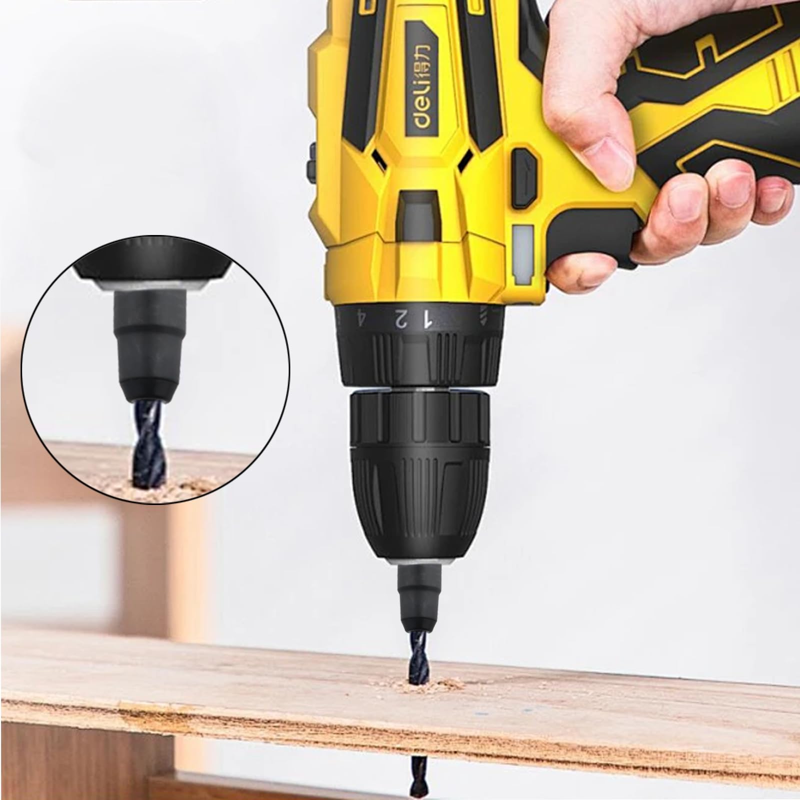 Joyan Adaptador SDS-Max, Adaptador de Broca SDS Max a SDS plus, Adaptador de Broca de Portabrocas A Mango Rápido, Martillo Perforador para Martillos Demoledores