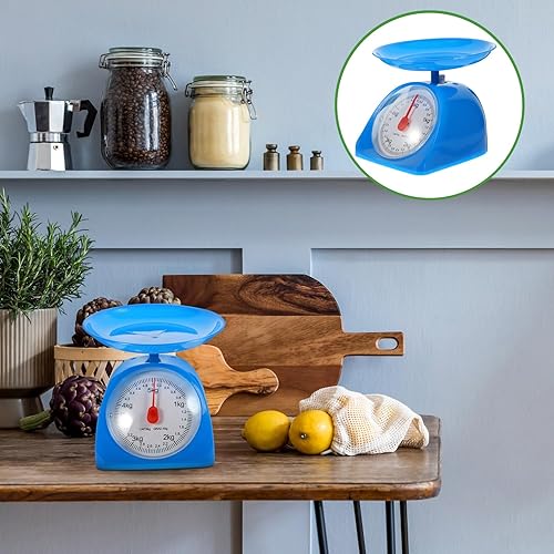 Miniatura 5 de Zerodeko Báscula profesional para hornear multifunción con bandeja de 6.3 pulgadas analógica mecánica para medición precisa de gramos y onzas