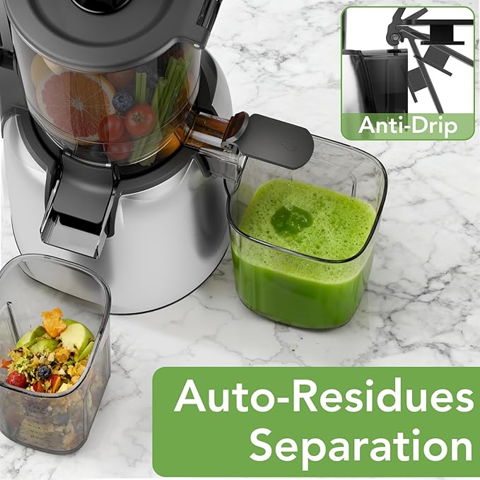 Extractor de Jugos Prensado en Frío Boca Ancha 5.4 Pulgadas miniatura 6