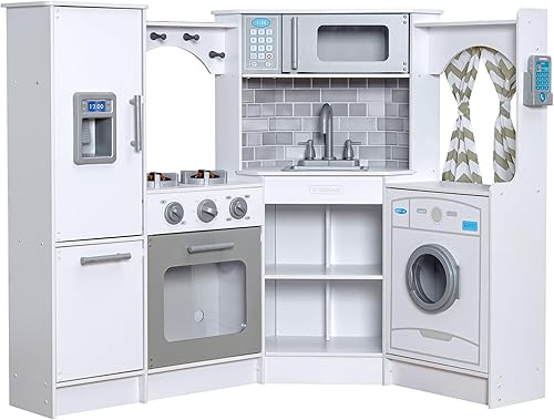 KidKraft Ultimate - Cocina de esquina con luces y sonidos