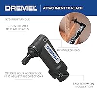 Vista 2 de Herramienta rotativa Dremel Mfg 575 con accesorio para ángulo recto