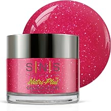SNS Nail Dip Powder, Gelous Color Dipping Powder - Sophia Pink, Shimmer - Long-Lasting Dip Nail Color Lasts 14 Days - Low-Odor & No UV Lamp Required - 1 OZ