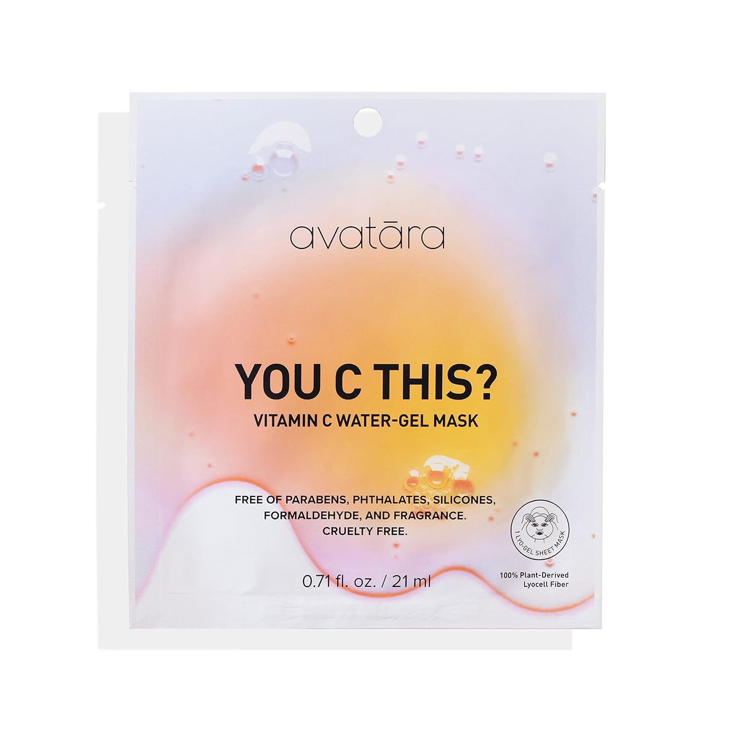 Avatara You C This? Vitamin C WaterGel Mask, Hydrating