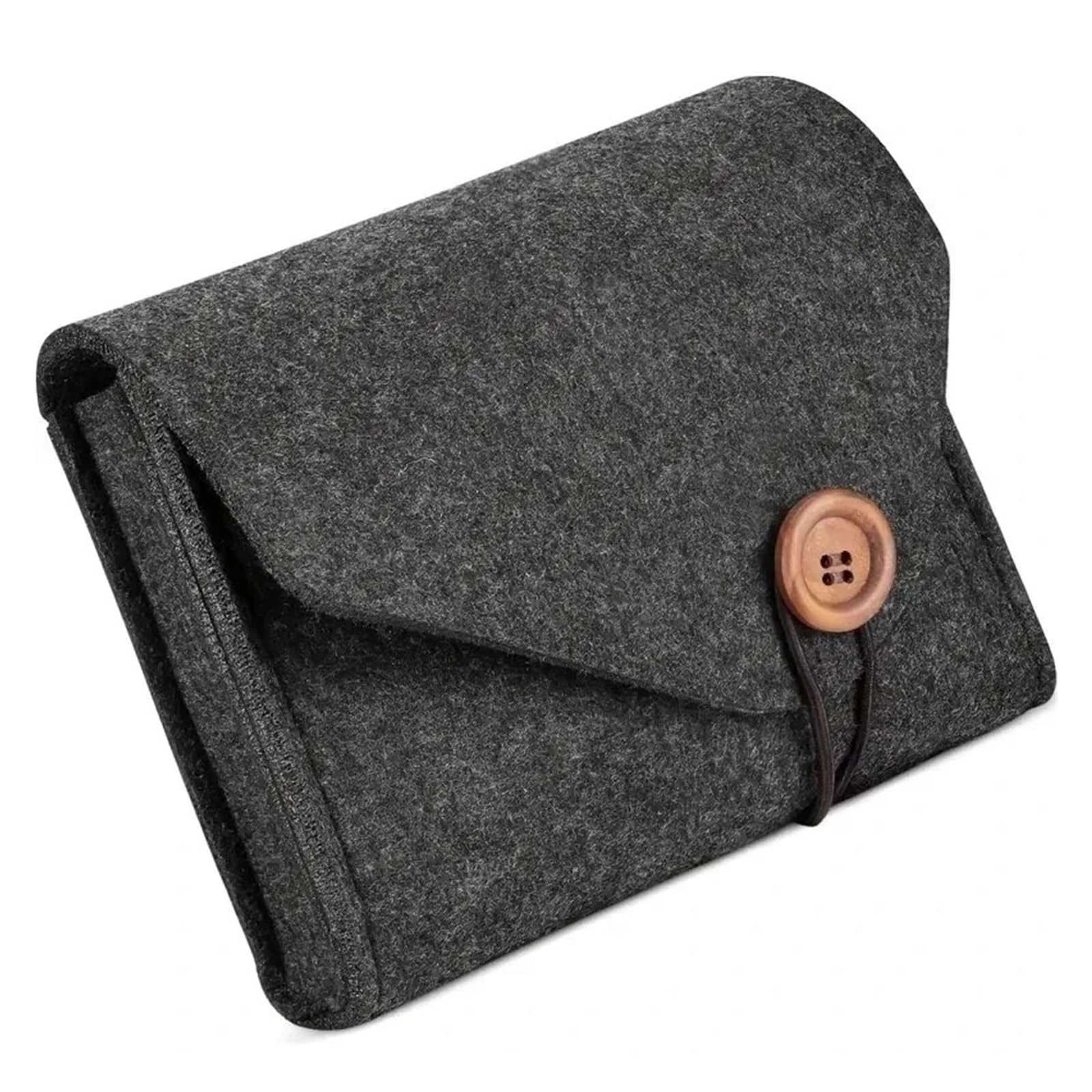 Support Universel Lunettes Auto Organisateur D'accessoires Électroniques Voyage Sac Rangement D'adaptateur d'alimentation en Feutre Étui Câble USB Portable Compact