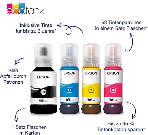 EcoTank ET-2950 A4 Multifunktionsdrucker Wi-Fi & AirPrint — nuotrauka 4