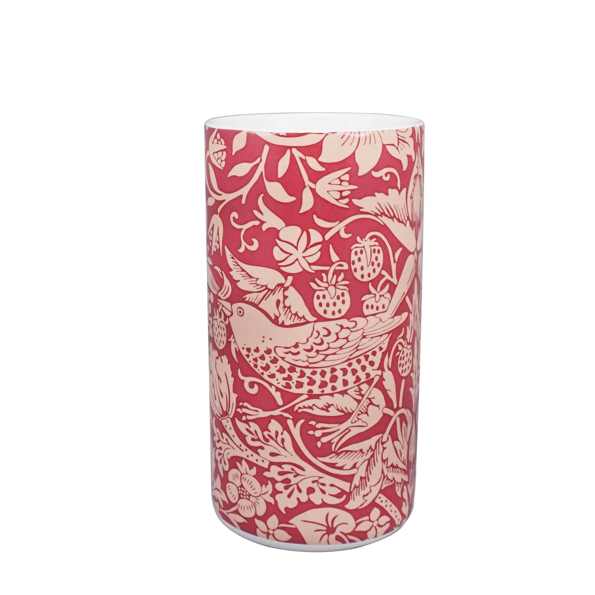 Half Moon Bay Ltd William Morris Raspberry Ceramic Vase