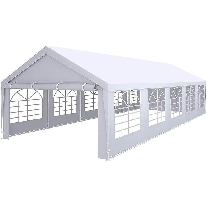 Buy YITAHOME 16' x 32' Heavy Duty Gazebo with Extra Ground Bars Outdoor