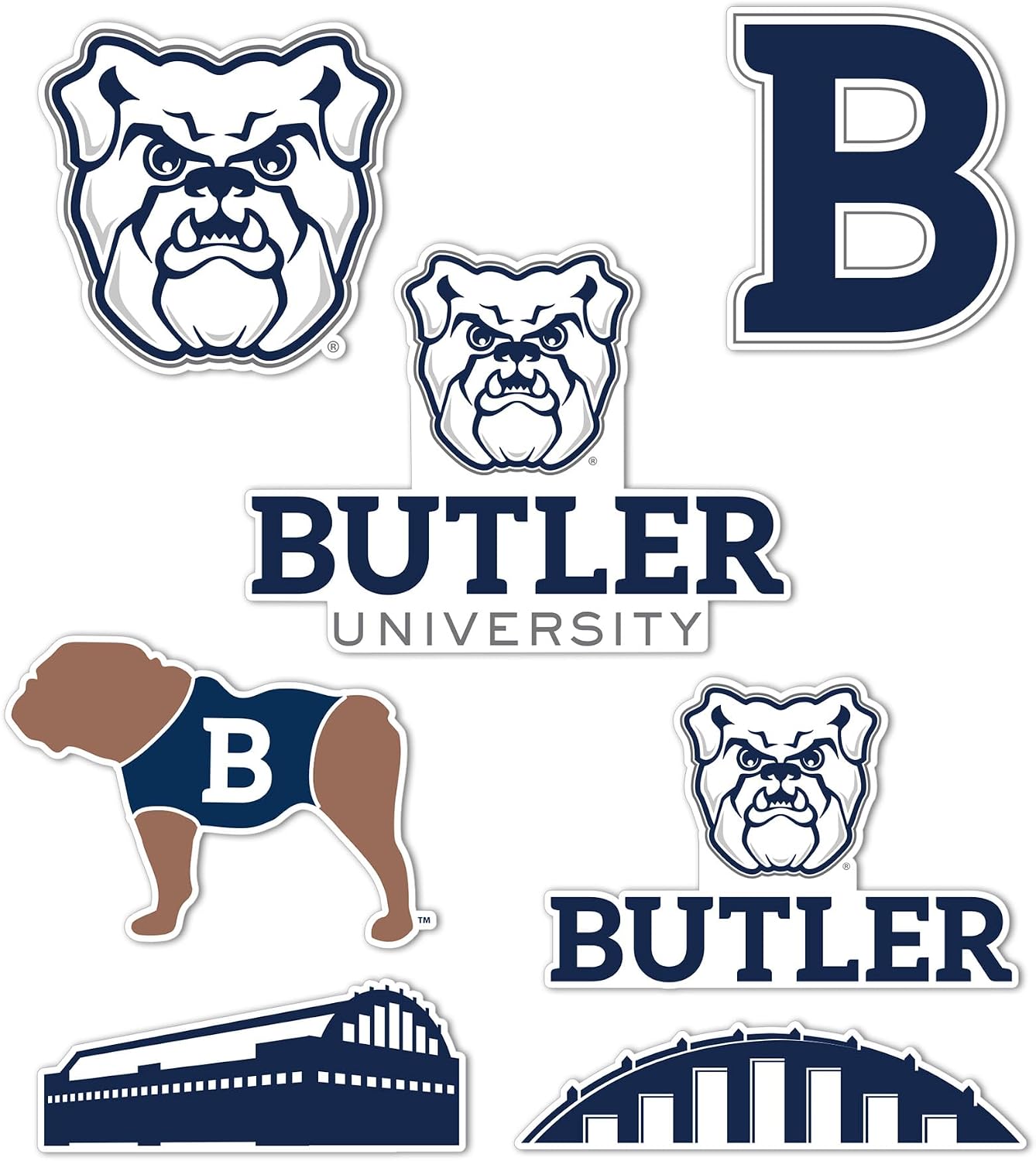 Amazon.com: Desert Cactus Butler University Sticker Bulldogs BU Vinyl ...