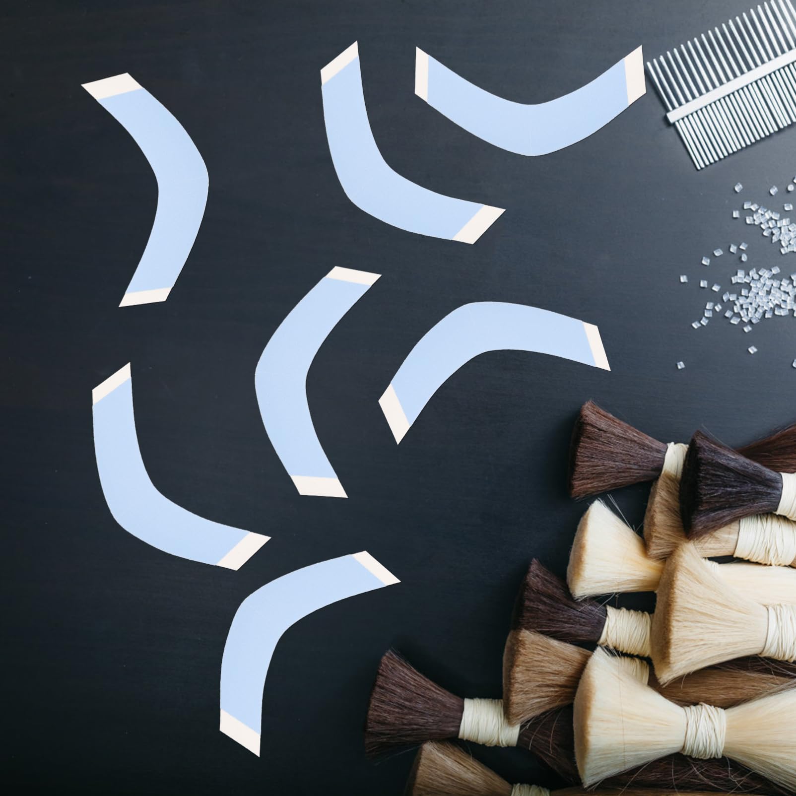 FOMIYES 5sets Adhesive Wig Tape for Women Hair Extension Sticker Adhesion Perfect for Cosplay 36sheets*5