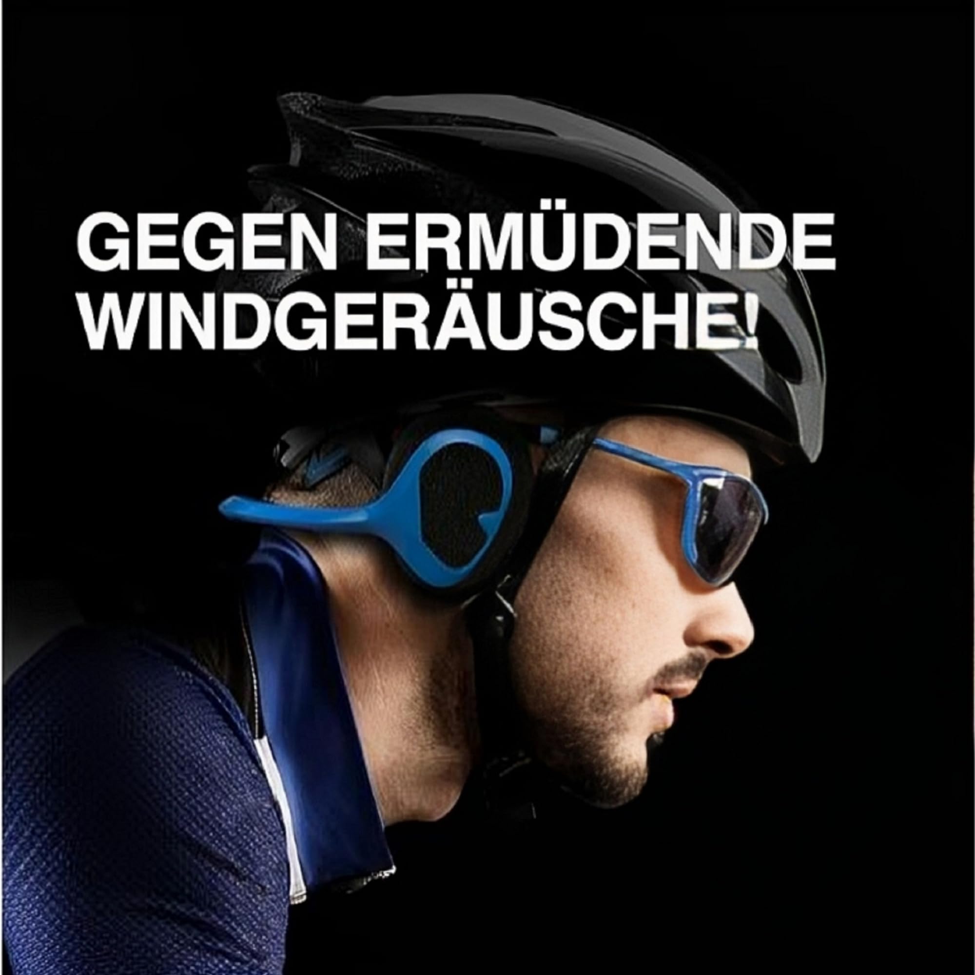 Windfree Ohrenschützer - Lässt Windgeräusche verstummen - Fahrrad Zubehör für E-Bike,Rennrad,Mountainbike & Gravel - Gehörschutz Fahrradzubehör für Männer & Damen - Geschenke für Radfahrer