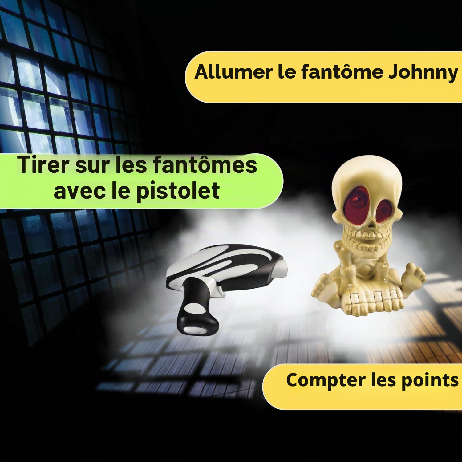 HUCH! | Chasse aux fantômes | Jeux de société à partir de 6 Ans | Pouvez-Vous Attraper l'esprit en Fuite ? | Cadeaux pour Enfants Jeu | Jouet pour Enfants 6 Ans | Jeu de fête pour Enfants | À partir