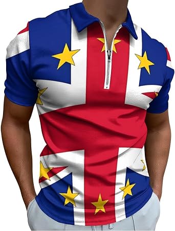 American Flag Mens Polo Shirt
