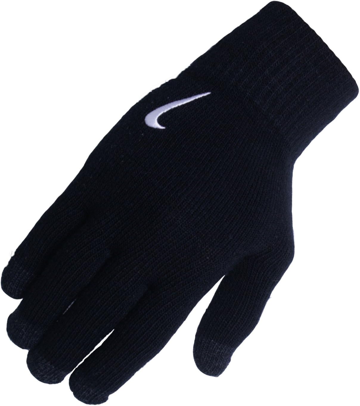 Nike Touch Screen Knitted Gloves in Black in Different Sizes
