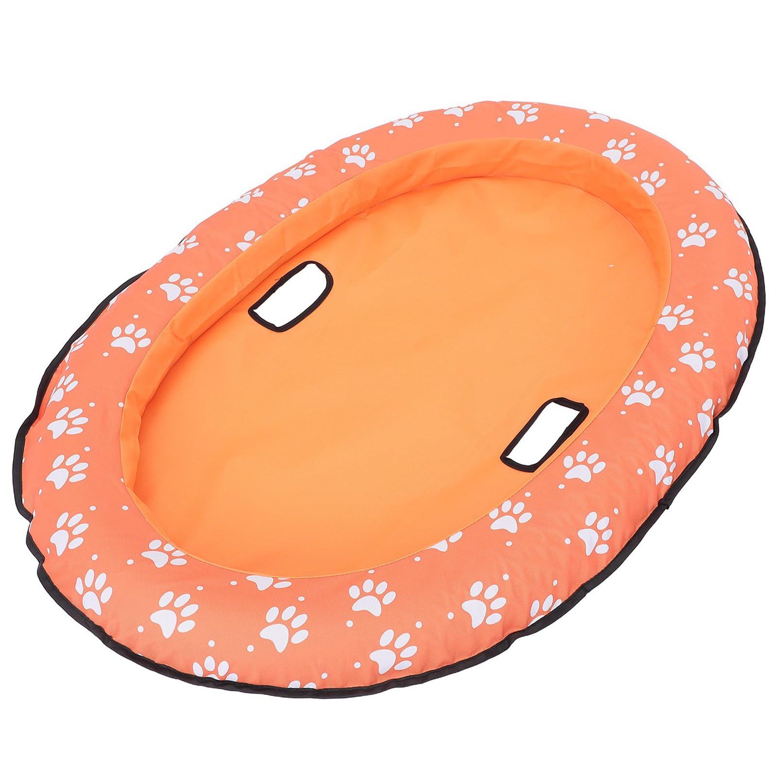 Bouée gonflable ovale pour chien avec tapis flottant stable haute résistance