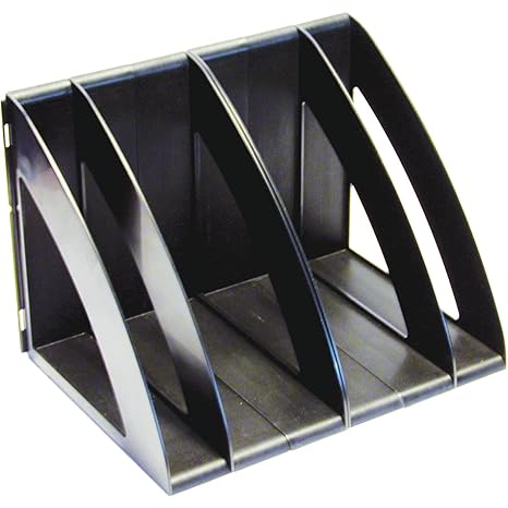 Solo Desk Organizer – 6-Section Adjustable Desktop File & Magazine Rack ...