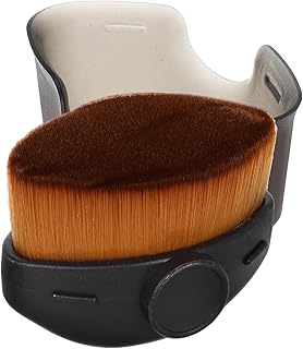 High-Density Oval Foundation Brush with Prote...