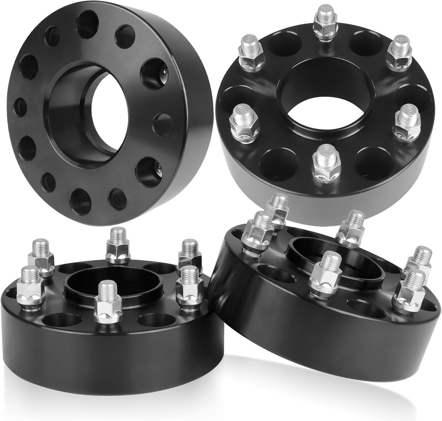 2 Inch 6x5.5 Wheel Spacers to 6x139.7mm Hubcentric Wheel Adapters Spacers with 6 Lug 78.1mm Hub Bore M14x1.5 Studs Compatible for Escalade Silverado Sierra 1995-2024 (Set of 4)