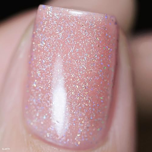 Miniatura 147 de ILNP Madison Ave Esmalte de uñas holográfico metálico rosa antiguo