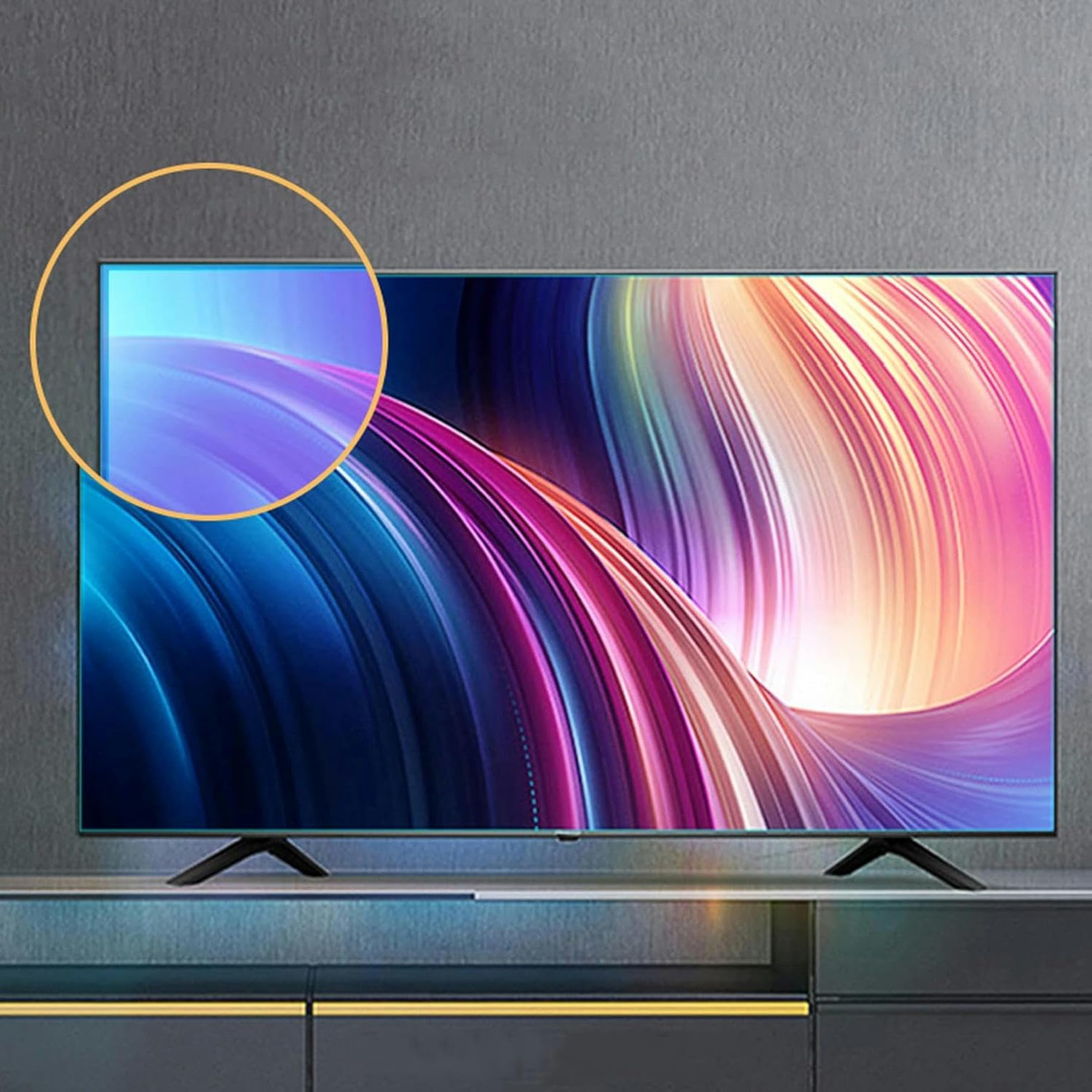 Pellicola Protettiva per Schermo TV Anti Luce Blu da 32 Pollici Pellicola Protettiva Opaca antiriflesso Pellicola Protettiva per Monitor Ultra Trasparente, Tasso antiriflesso Fino al 90%