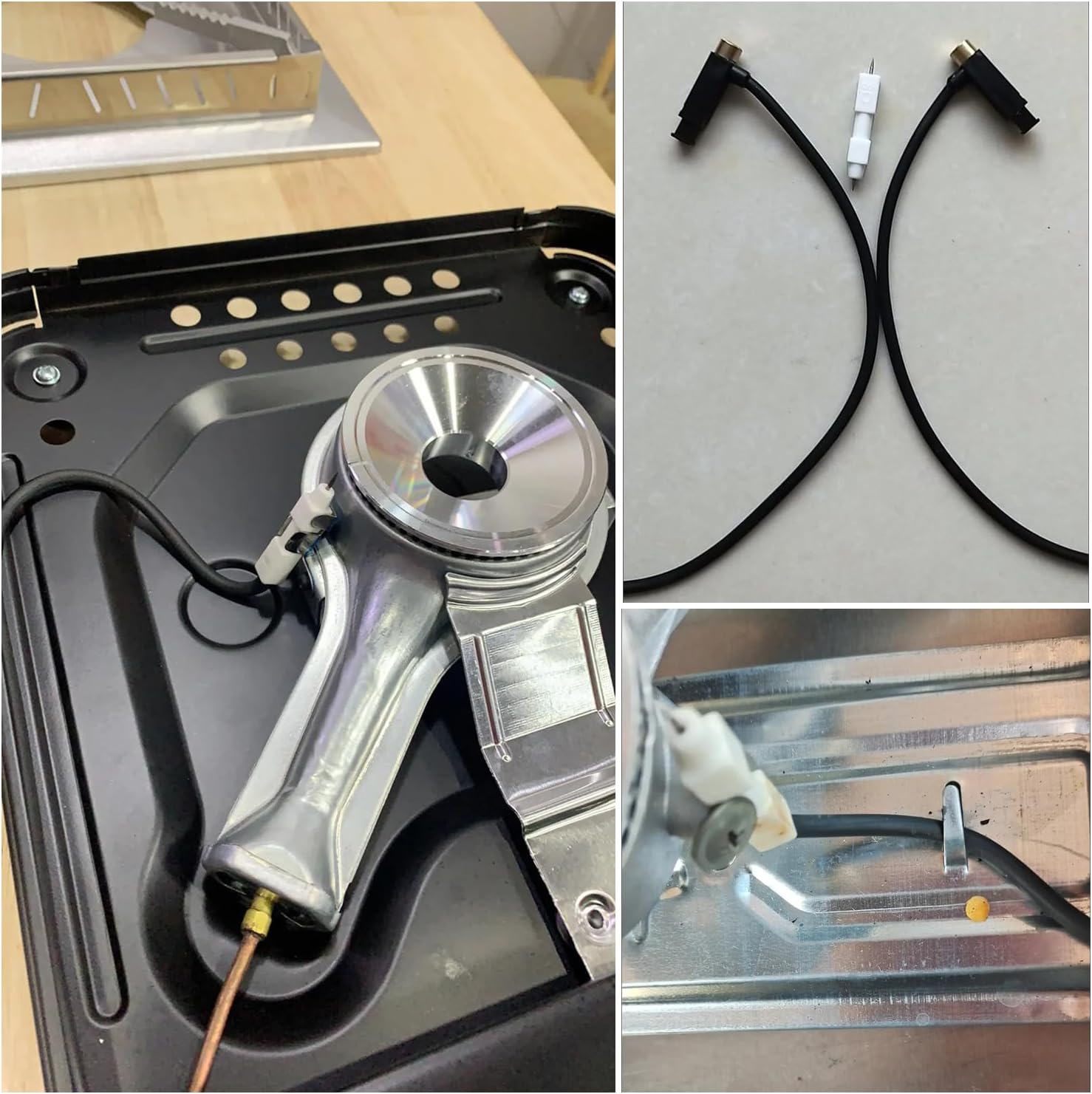 Portable Butane Camping Stove Spark Generator Replacement Push Button Piezo Ignitor Igniter Spaker Click Ignition Set for Portable Stove Burner Cooking Outdoor Butane Gas Stove image 4