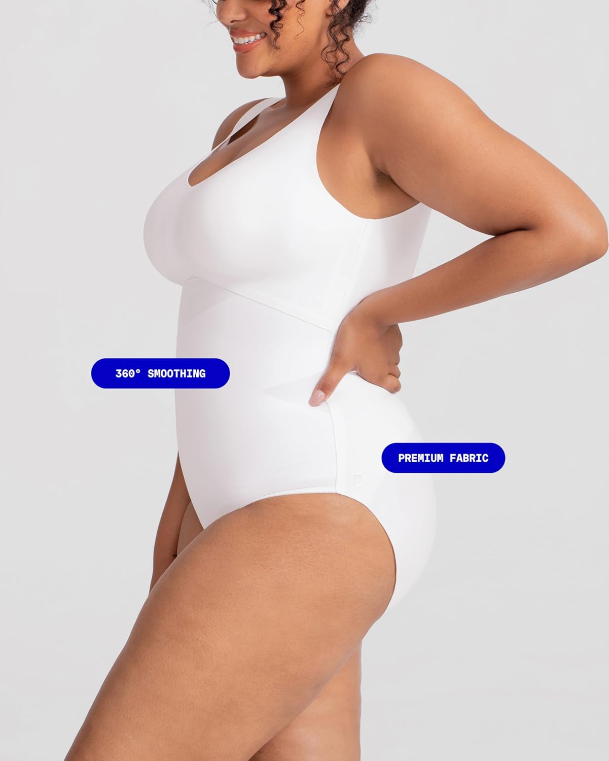 HONEYLOVE Shapewear Tank Top Bodysuit for Women - Targeted Compression Body Shaper - Image 6