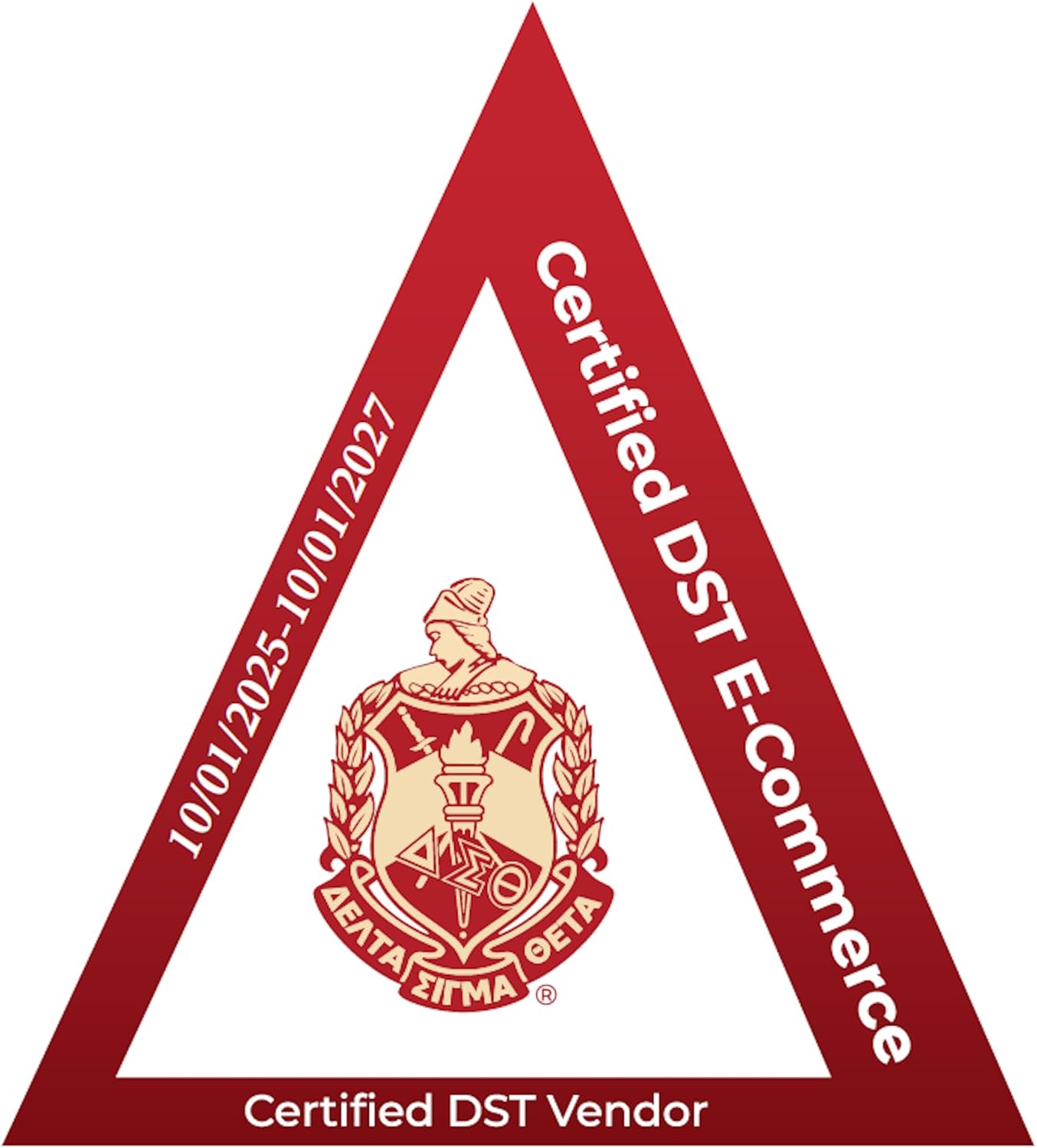 Sorority Shop Delta Sigma Theta Earrings — DST 18K Gold Plated Sorority Gifts Earrings, Long-Lasting Delta Sigma Theta Gifts for Women - Image 3