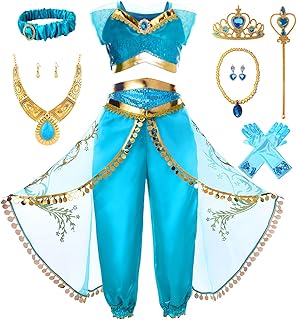 Girls Arabian Princess Costume Halloween Party Dress Up Outfits - Buy now
